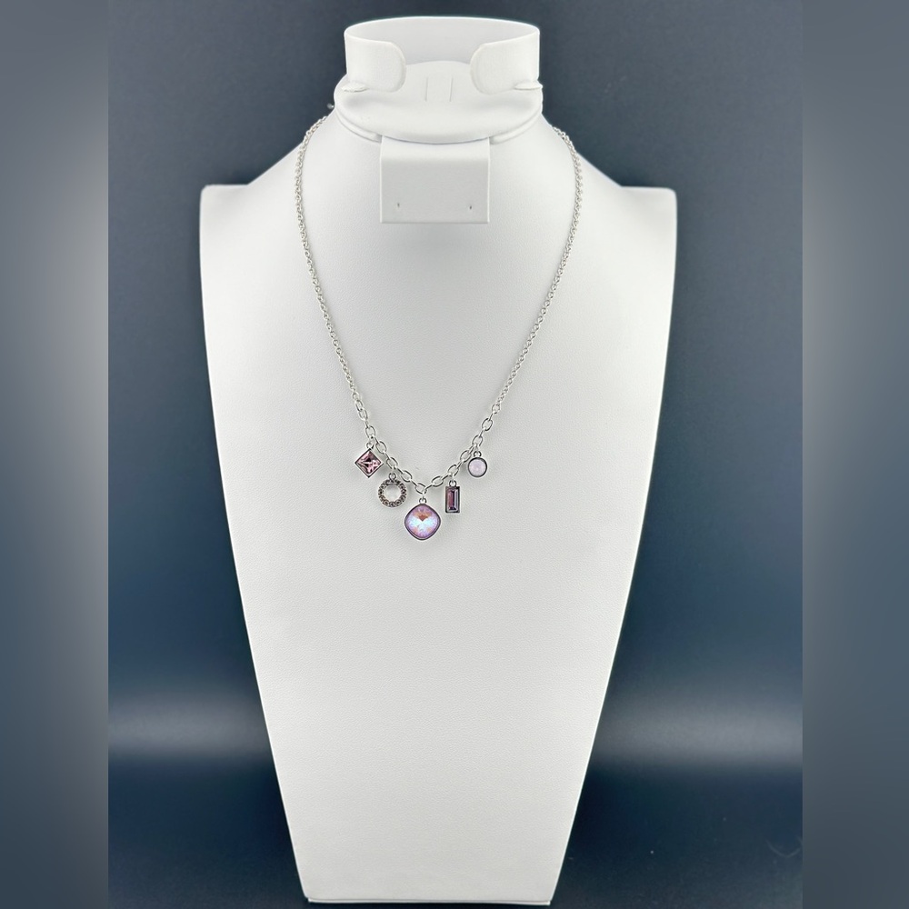 MOOD SWING Necklace, Purple 
Touchstone Crystal by Swarovski
